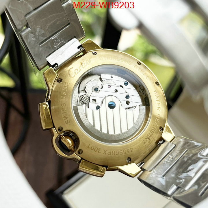 Watch(TOP)-Cartier where can i buy the best quality ID: WB9203 $: 229USD