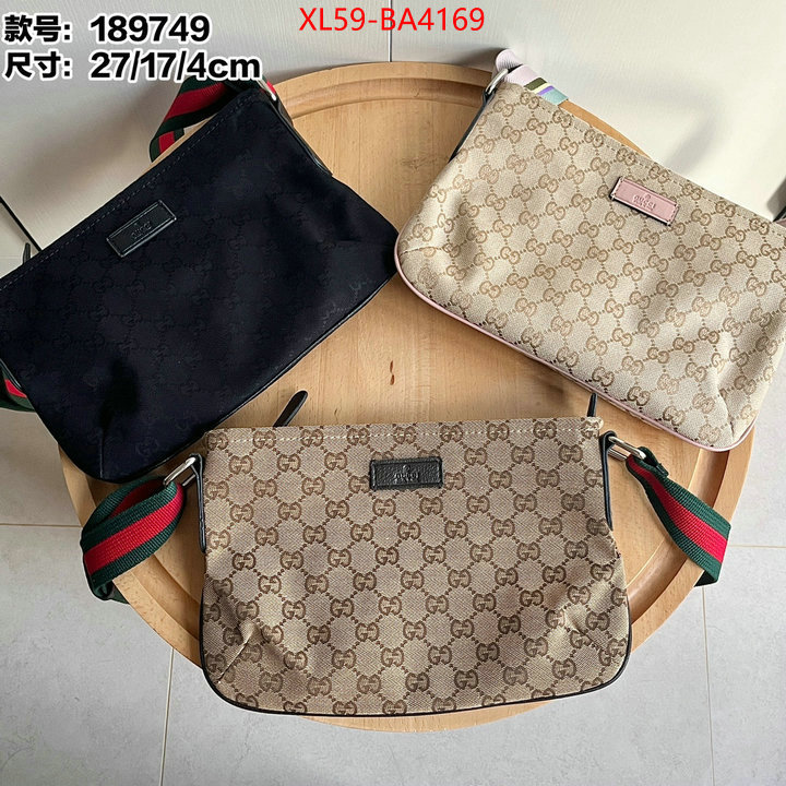 Gucci Bags(4A)-Crossbody- buy top high quality replica ID: BA4169 $: 59USD,