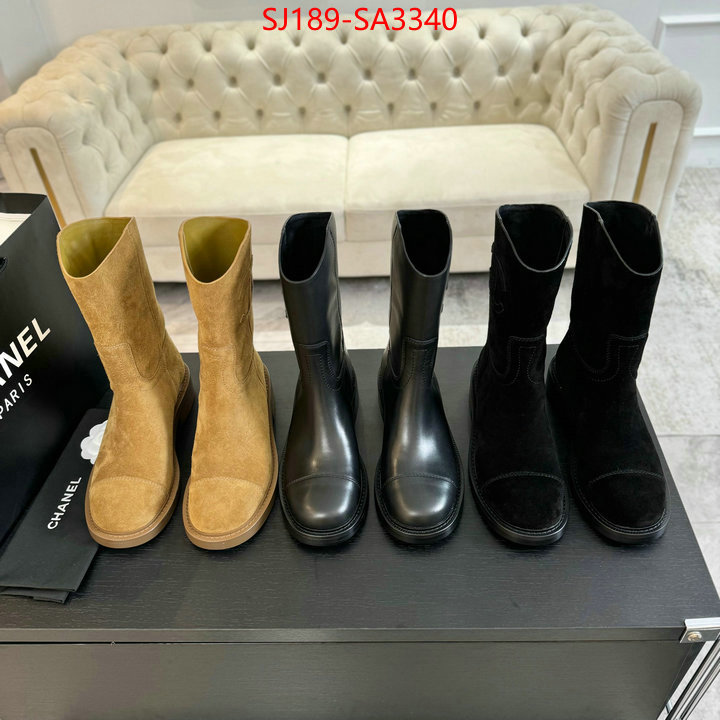 Women Shoes-Chanel 1:1 replica ID: SA3340 $: 189USD