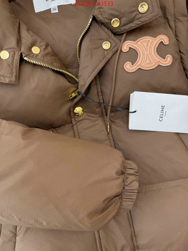 Down jacket Women-Celine designer 1:1 replica ID: CA3533 $: 239USD