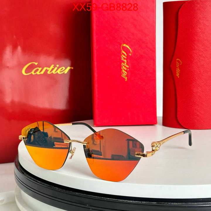 Glasses-Cartier best quality replica ID: GB8828 $: 59USD