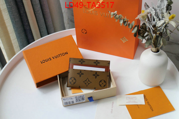 LV Bags(TOP)-Wallet the highest quality fake ID: TA3517 $: 49USD,