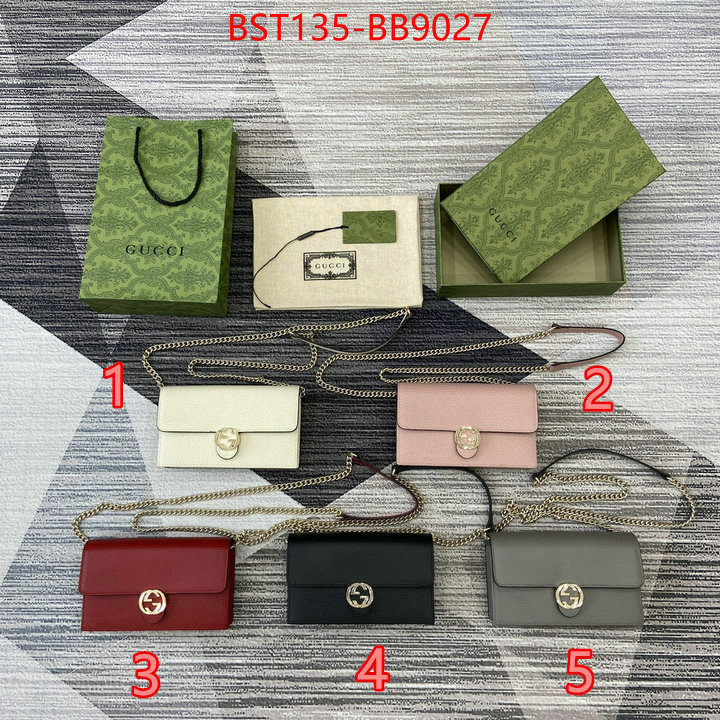 Gucci Bags(TOP)-Crossbody- designer high replica ID: BB9027 $: 135USD,