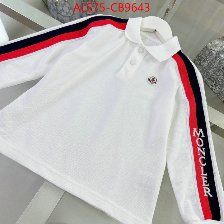 Kids clothing-Moncler where to buy high quality ID: CB9643 $: 75USD