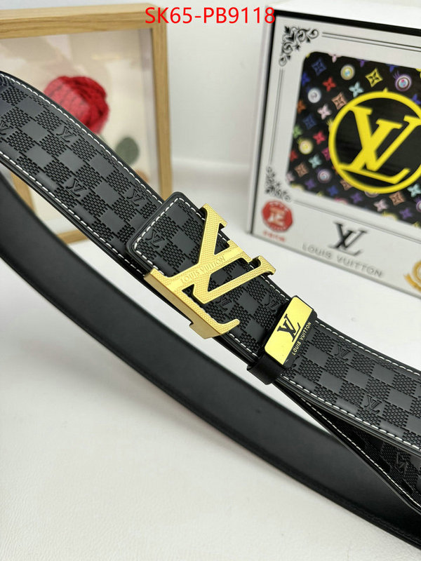 Belts-LV fashion designer ID: PB9118 $: 65USD