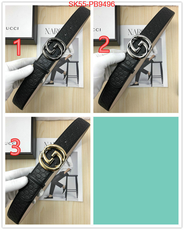 Belts-Gucci top fake designer ID: PB9496 $: 55USD