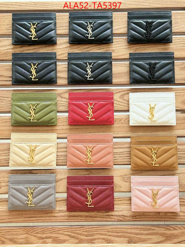 YSL Bags(TOP)-Wallet- mirror copy luxury ID: TA5397 $: 52USD,