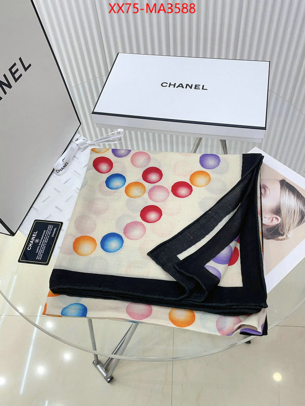 Scarf-Chanel from china ID: MA3588 $: 75USD