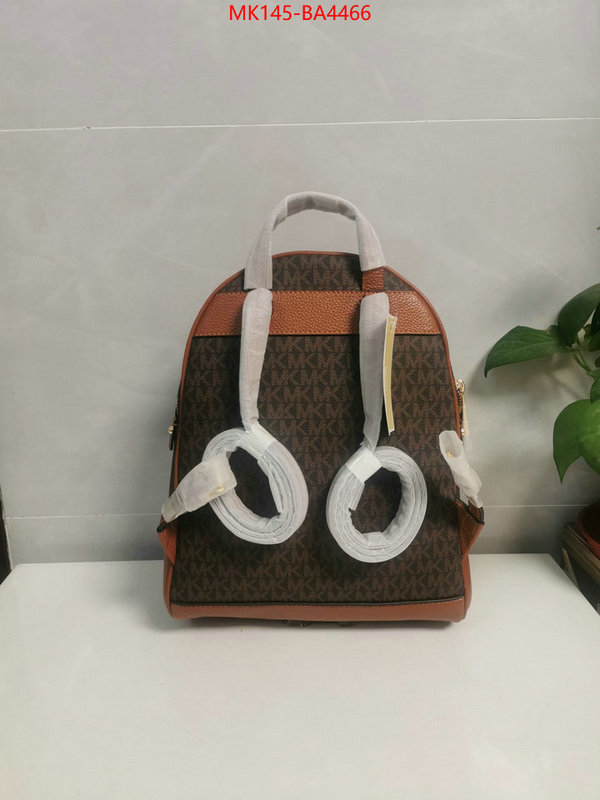 Michael Kors Bags(4A)-Backpack- the highest quality fake ID: BA4466 $: 145USD,