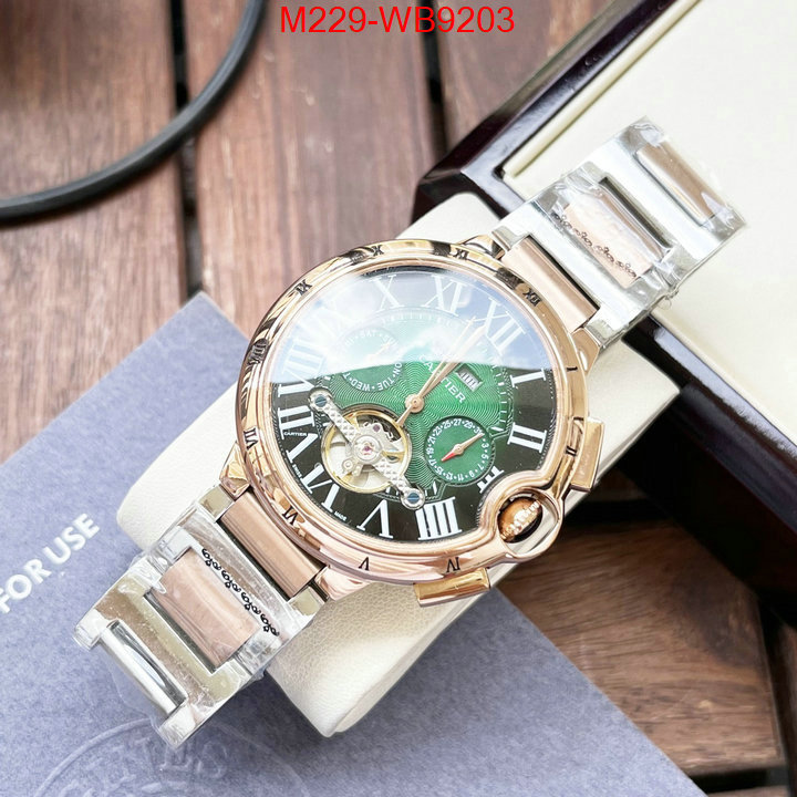 Watch(TOP)-Cartier where can i buy the best quality ID: WB9203 $: 229USD