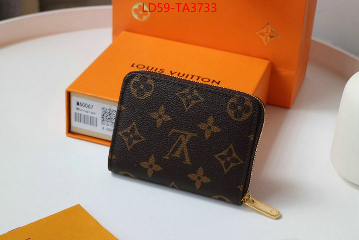 LV Bags(TOP)-Wallet 2024 perfect replica designer ID: TA3733 $: 59USD,