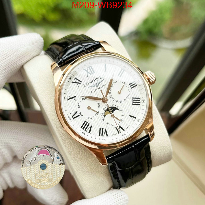 Watch(TOP)-Longines mirror copy luxury ID: WB9234 $: 209USD