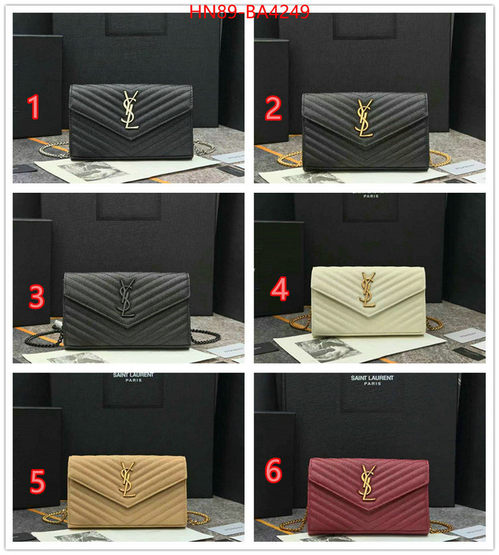 YSL Bags(4A)-Crossbody- designer high replica ID: BA4249 $: 89USD,