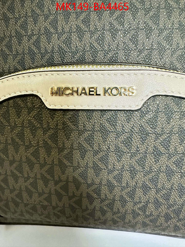 Michael Kors Bags(TOP)-Backpack- from china ID: BA4465 $: 149USD,