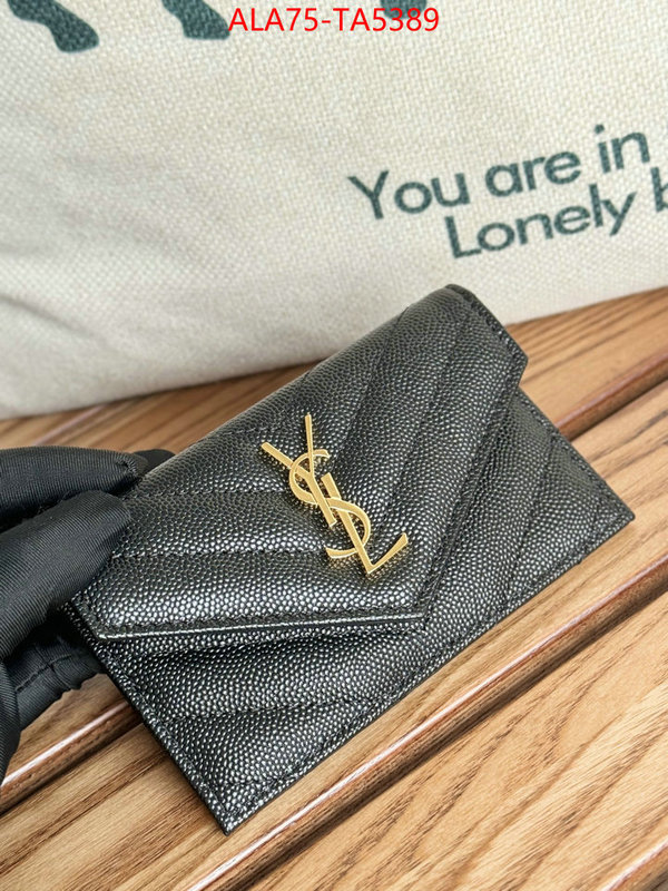 YSL Bags(TOP)-Wallet- high quality customize ID: TA5389 $: 75USD,