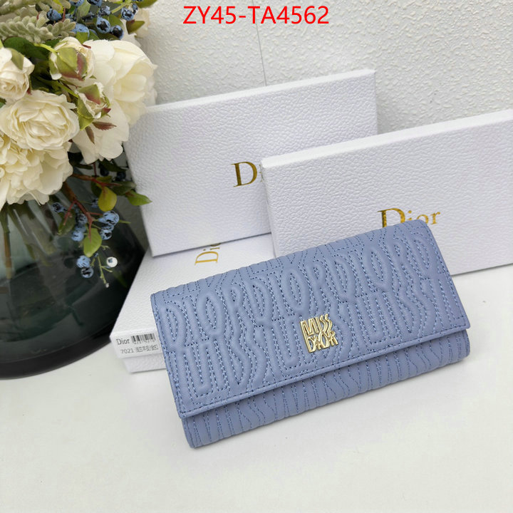 Dior Bags(4A)-Wallet- outlet 1:1 replica ID: TA4562 $: 45USD,