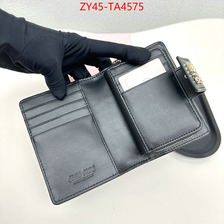 Miu Miu Bags(4A)-Wallet perfect quality ID: TA4575 $: 45USD,