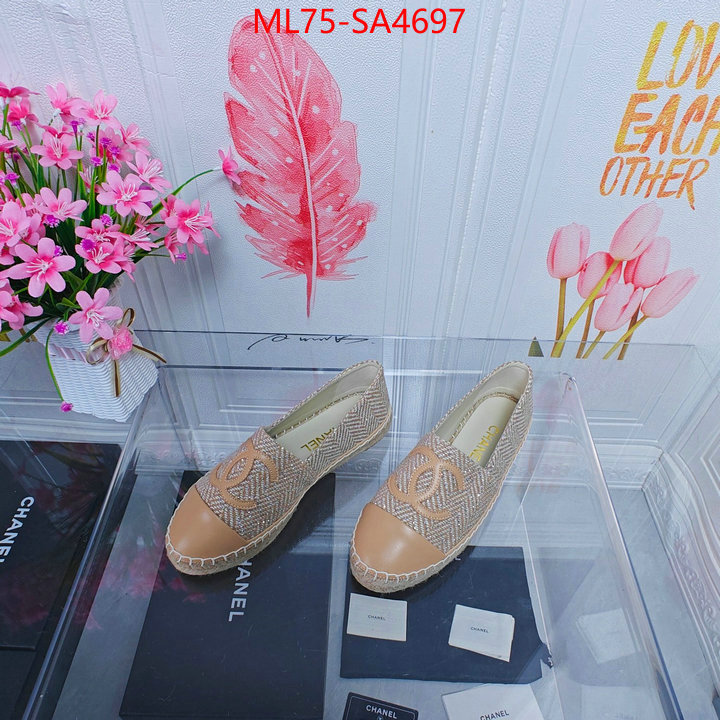 Women Shoes-Chanel brand designer replica ID: SA4697 $: 75USD