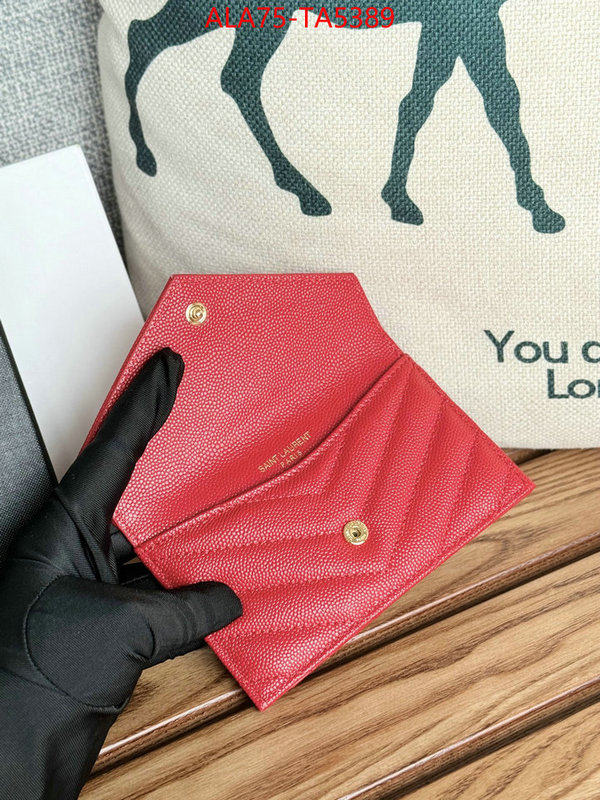 YSL Bags(TOP)-Wallet- high quality customize ID: TA5389 $: 75USD,