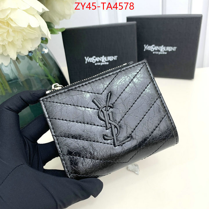 YSL Bags(4A)-Wallet- designer ID: TA4578 $: 45USD,