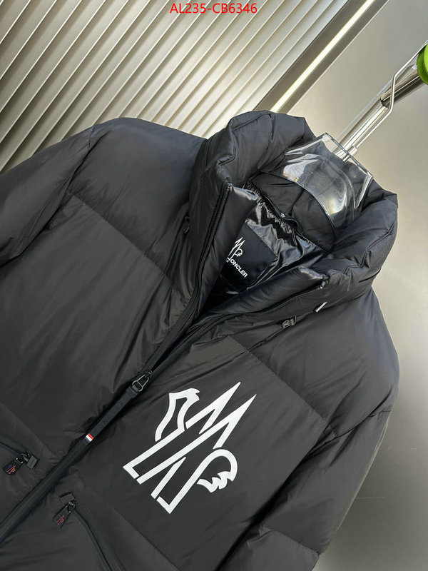 Down jacket Men-Moncler brand designer replica ID: CB6346 $: 235USD