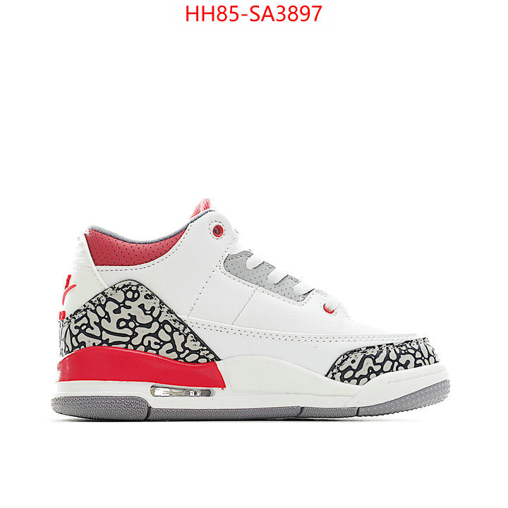 Kids shoes-Air Jordan top 1:1 replica ID: SA3897 $: 85USD