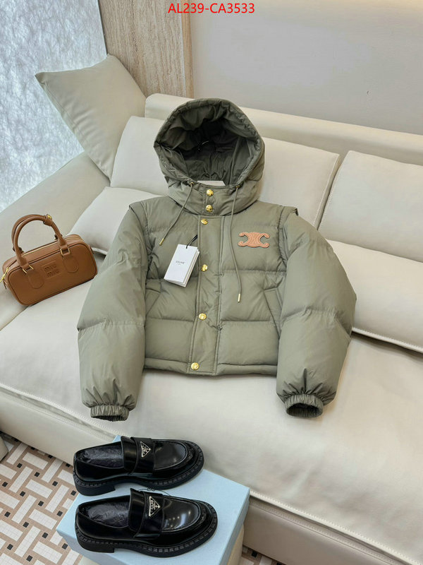 Down jacket Women-Celine designer 1:1 replica ID: CA3533 $: 239USD