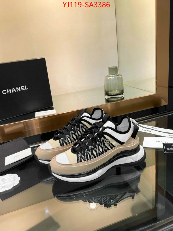 Women Shoes-Chanel top fake designer ID: SA3386 $: 119USD