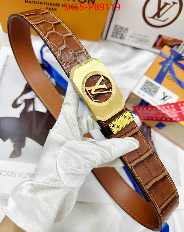 Belts-LV quality replica ID: PB9119 $: 65USD