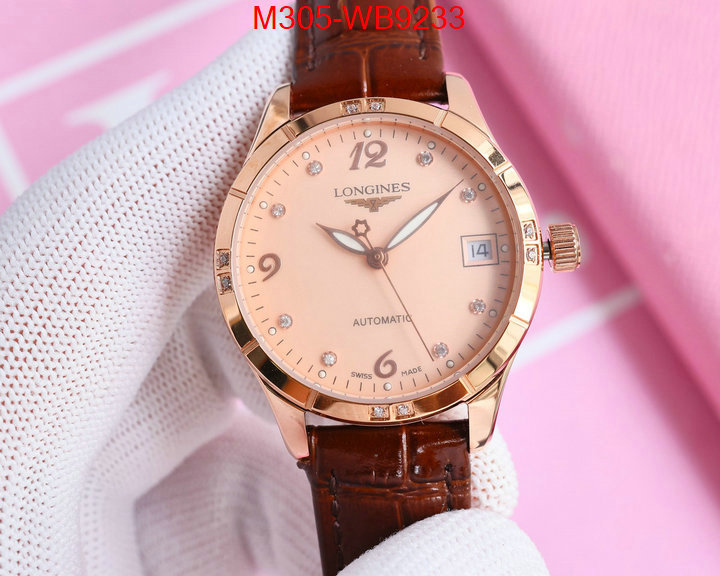 Watch(TOP)-Longines cheap high quality replica ID: WB9233 $: 305USD