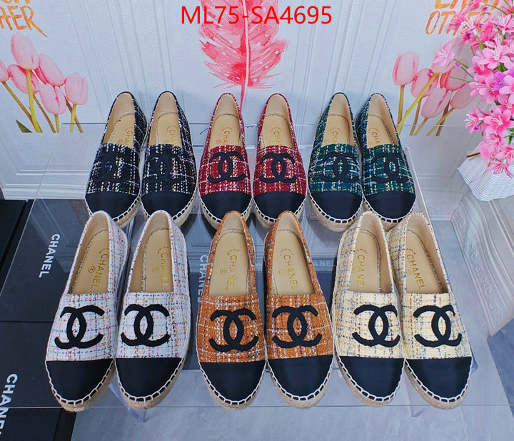 Women Shoes-Chanel how to find designer replica ID: SA4695 $: 75USD