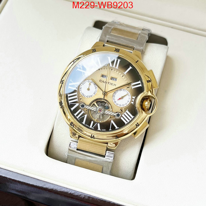 Watch(TOP)-Cartier where can i buy the best quality ID: WB9203 $: 229USD