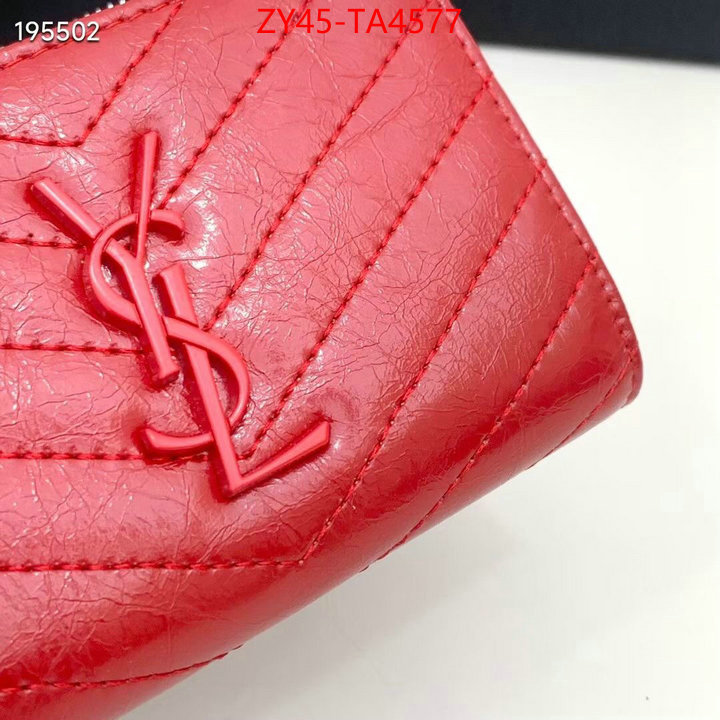 YSL Bags(4A)-Wallet- online sales ID: TA4577 $: 45USD,