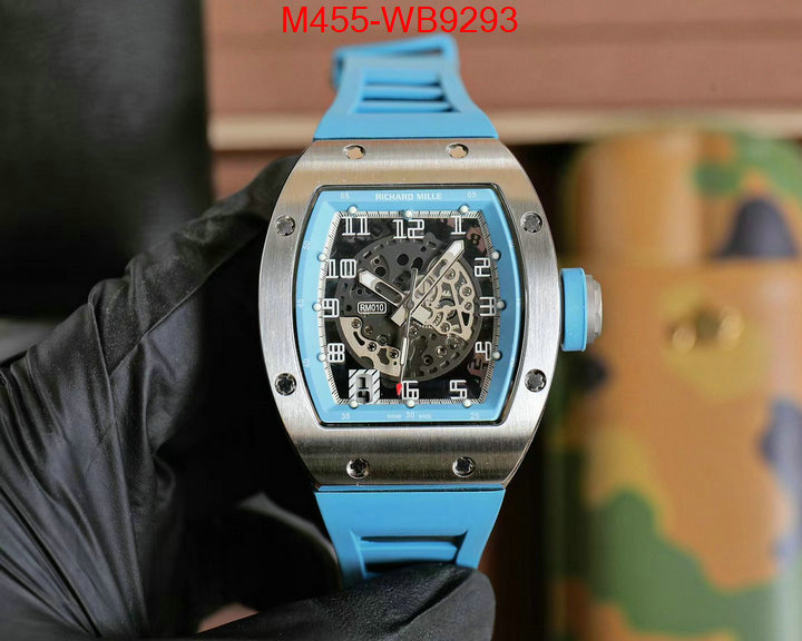 Watch(TOP)-Richard Mille quality replica ID: WB9293 $: 455USD