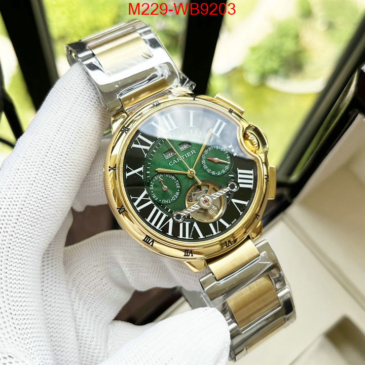 Watch(TOP)-Cartier where can i buy the best quality ID: WB9203 $: 229USD