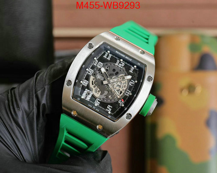 Watch(TOP)-Richard Mille quality replica ID: WB9293 $: 455USD