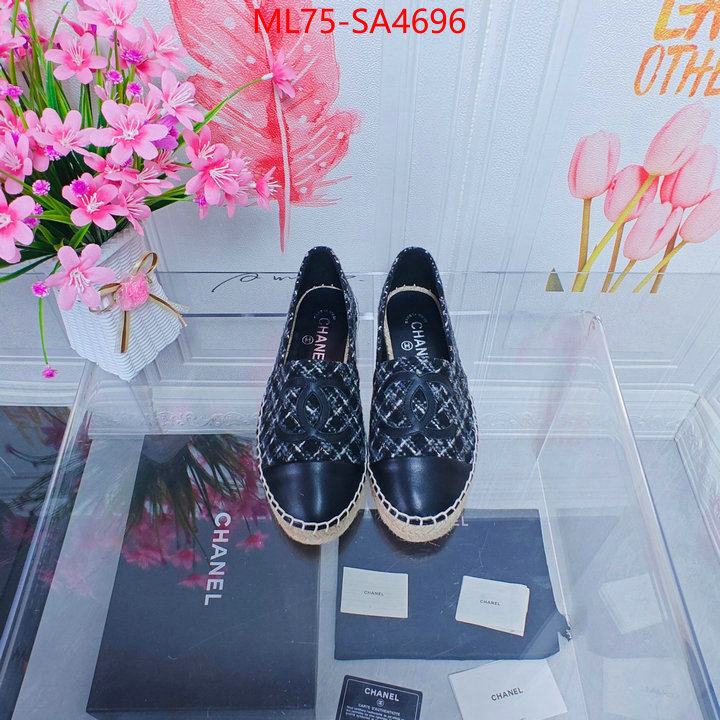 Women Shoes-Chanel what's the best place to buy replica ID: SA4696 $: 75USD