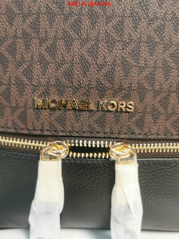 Michael Kors Bags(4A)-Backpack- the highest quality fake ID: BA4466 $: 145USD,