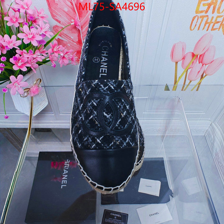 Women Shoes-Chanel what's the best place to buy replica ID: SA4696 $: 75USD