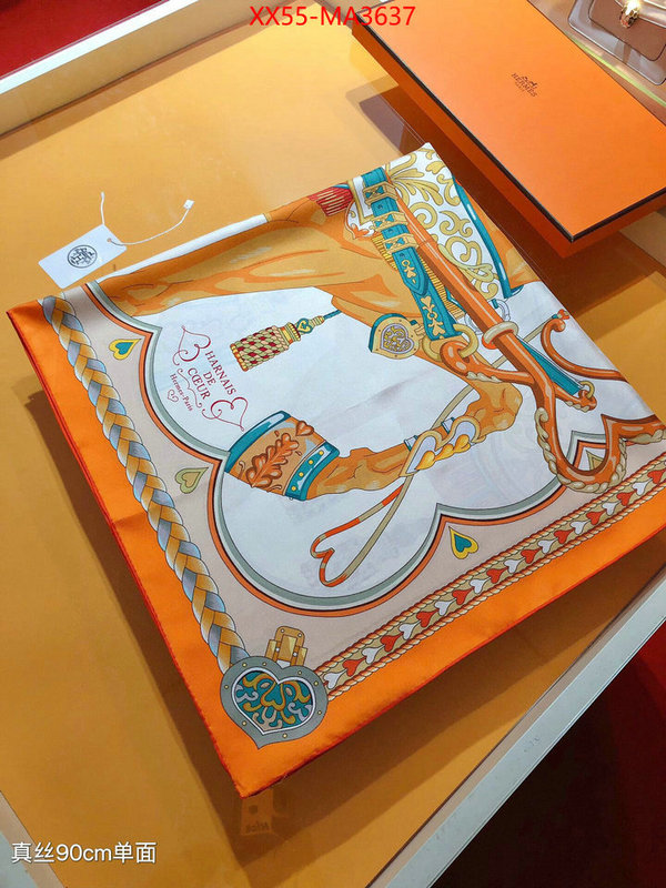 Scarf-Hermes quality replica ID: MA3637 $: 55USD