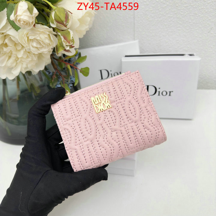 Dior Bags(4A)-Wallet- what is a 1:1 replica ID: TA4559 $: 45USD,