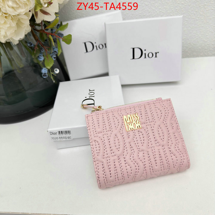 Dior Bags(4A)-Wallet- what is a 1:1 replica ID: TA4559 $: 45USD,