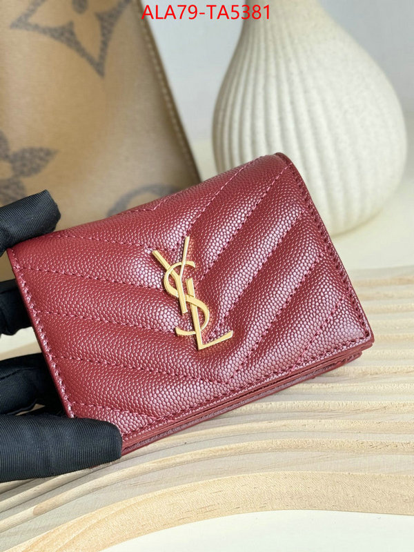 YSL Bags(TOP)-Wallet- find replica ID: TA5381 $: 79USD,