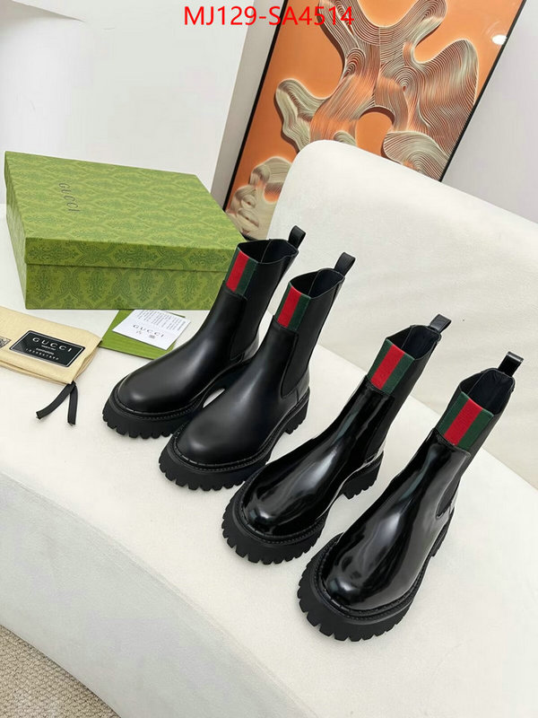 Women Shoes-Gucci where should i buy replica ID: SA4514 $: 129USD