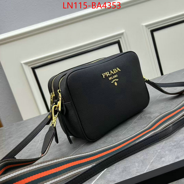 Prada Bags(4A)-Crossbody- perfect quality ID: BA4353 $: 115USD,