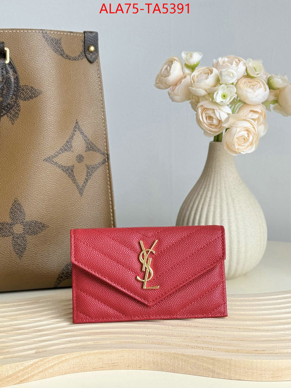 YSL Bags(TOP)-Wallet- best quality fake ID: TA5391 $: 75USD,