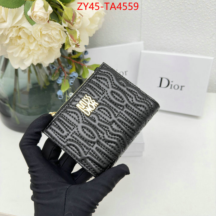 Dior Bags(4A)-Wallet- what is a 1:1 replica ID: TA4559 $: 45USD,