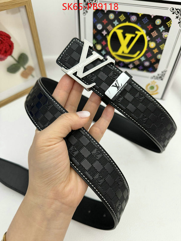 Belts-LV fashion designer ID: PB9118 $: 65USD