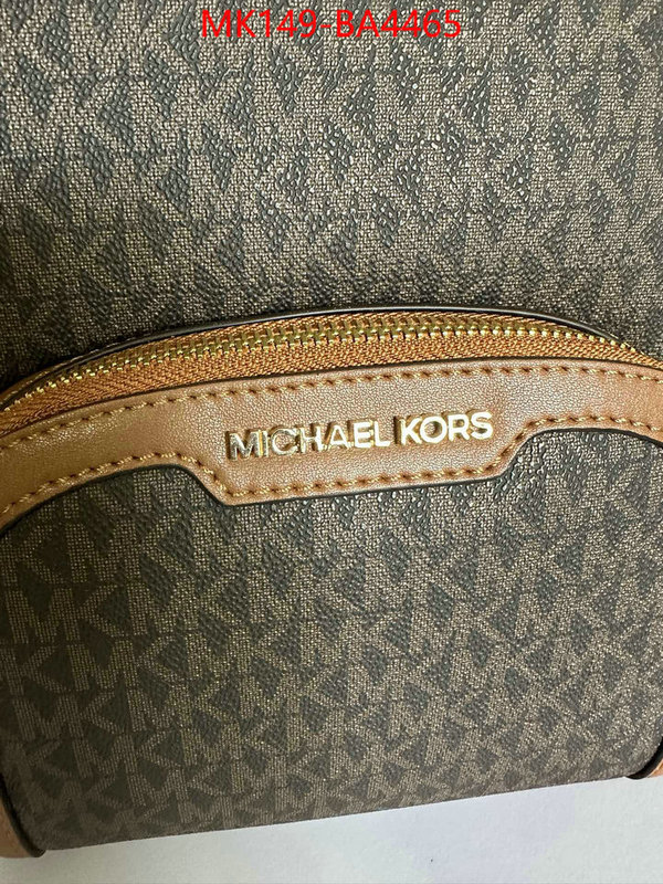 Michael Kors Bags(TOP)-Backpack- from china ID: BA4465 $: 149USD,