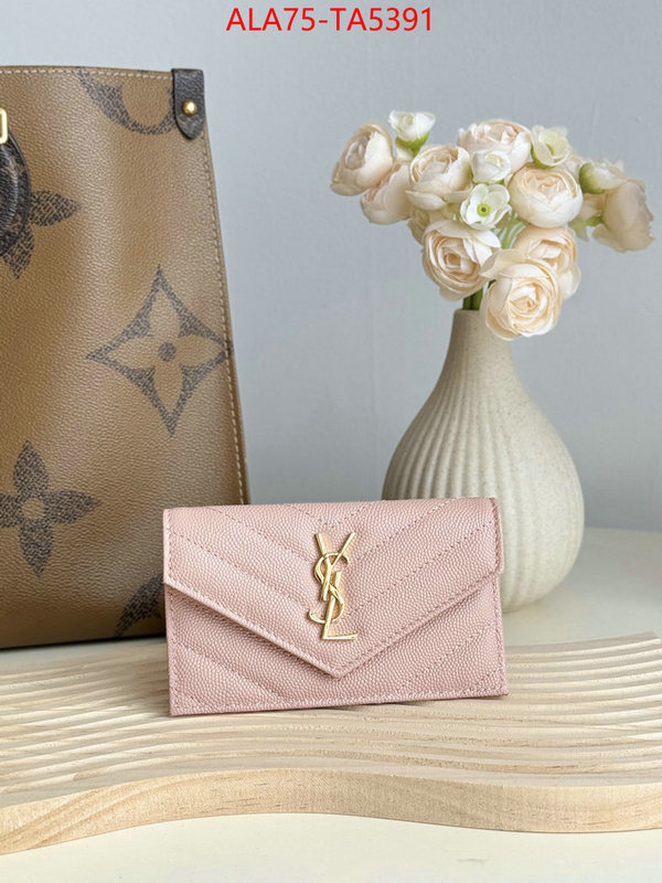 YSL Bags(TOP)-Wallet- best quality fake ID: TA5391 $: 75USD,